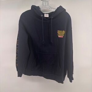 Koalas March Chocolate‎ Graphic Hoodie Navy Blue Novelty Print Sweatshirt